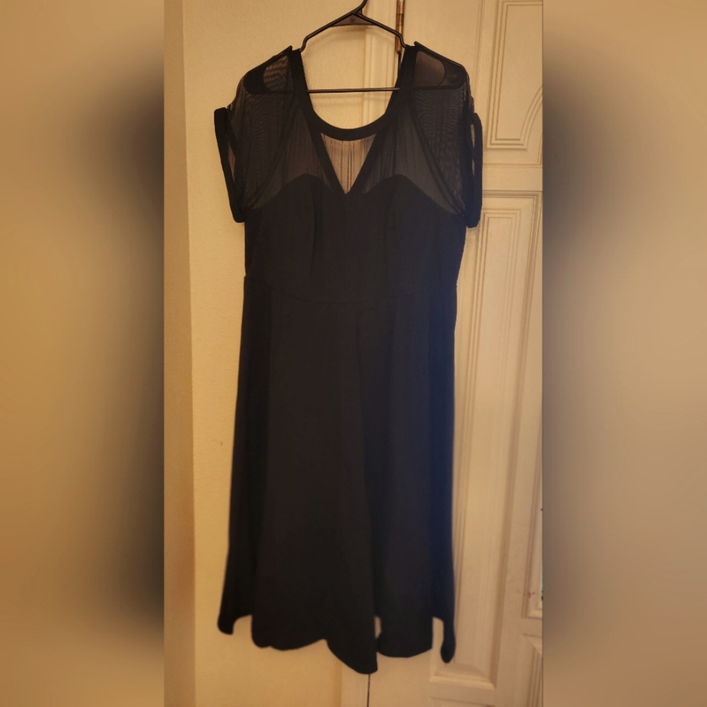 Retro Style Torrid Black sweetheart dress
